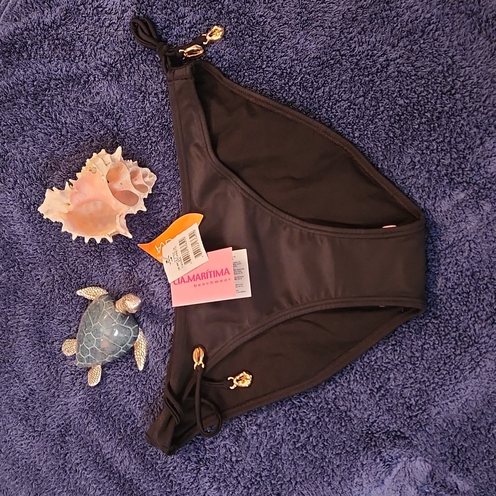 CIA. MARITIMA Bikini bottom black med.